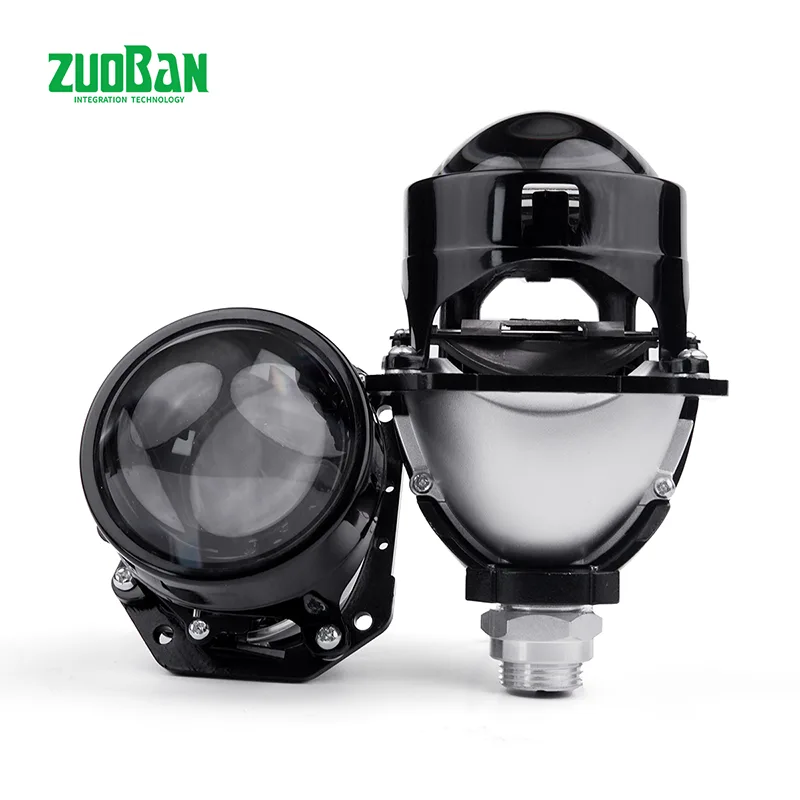 2,5-inci plug-and-play single-cup lensa dual-cahaya headlamp T0325