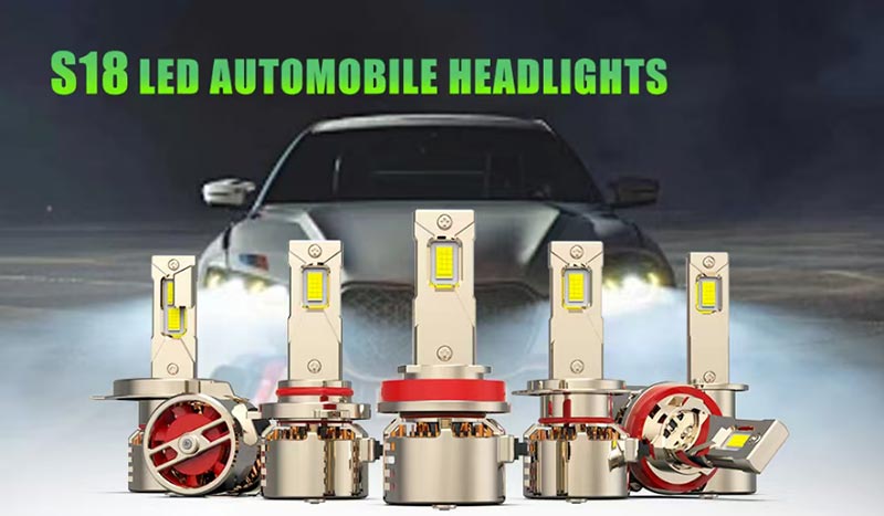 ZUOBAN S18 LED Headlights Aktifake toko ndandani kanggo nggawe bathi luwih