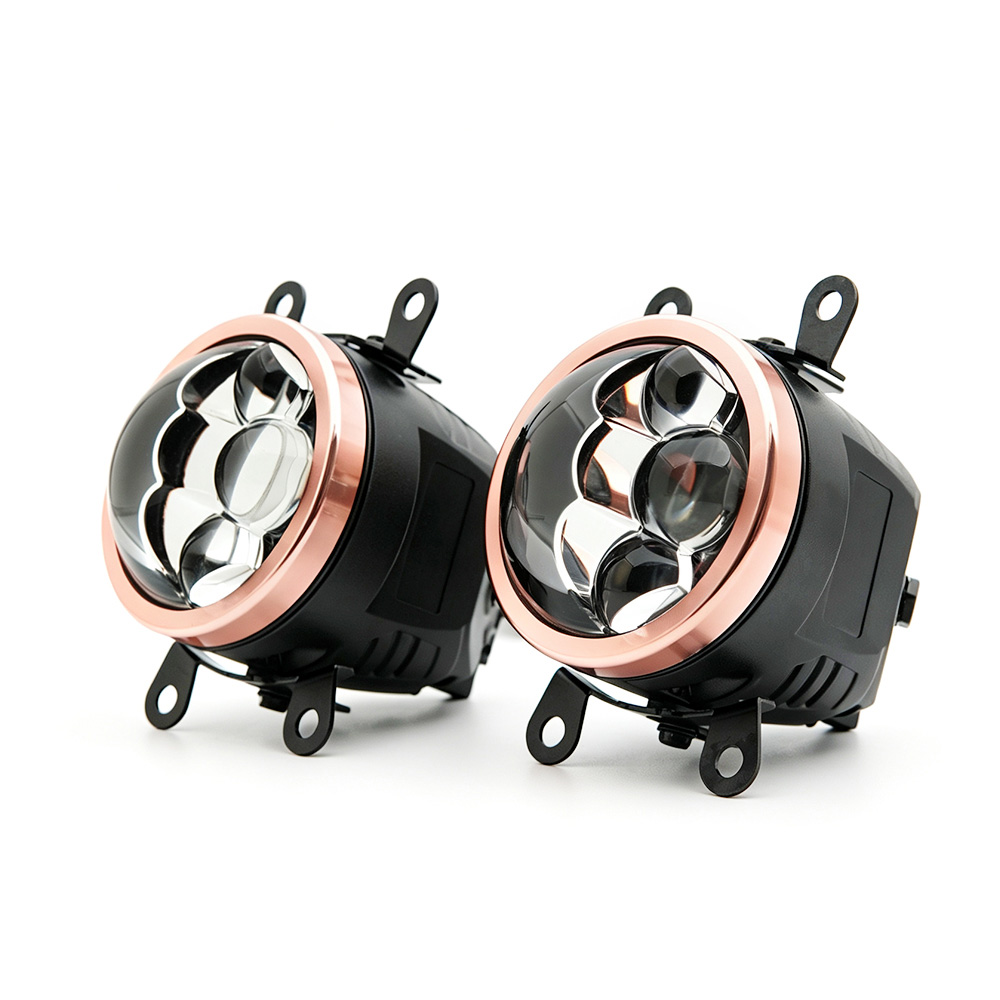 3.0 Inch 3-Laser Tri-Warna Dual-Beam Universal Fog Light Pabrik Sumber